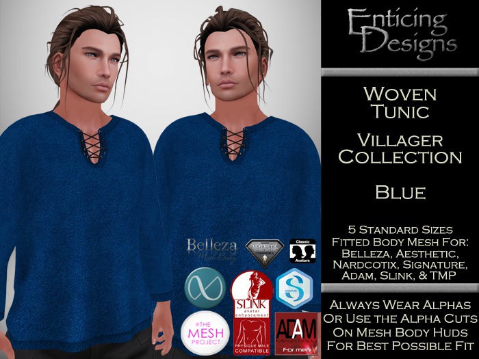 *ED Villager Tunic - Blue