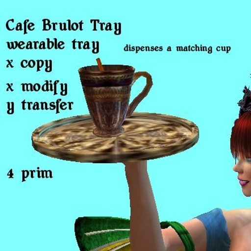 Cafe Brulot Tray 