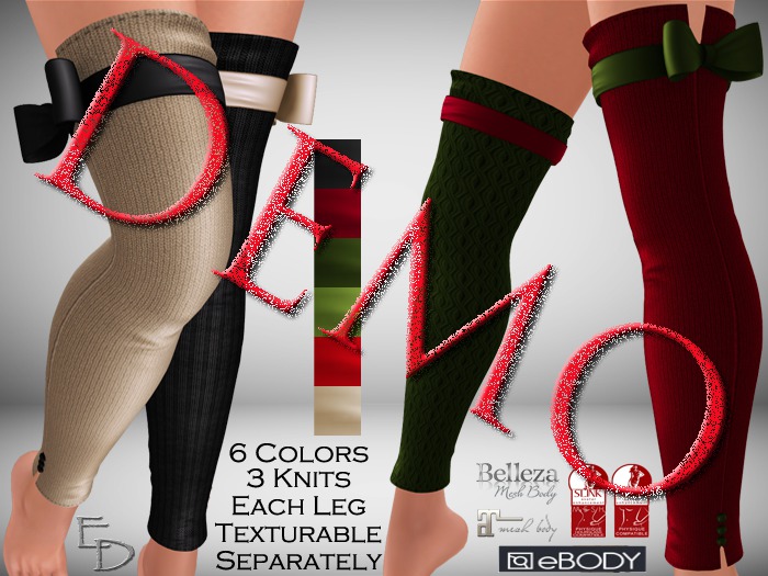 *ED Lucious Leg Warmers Pack 1 DEMO