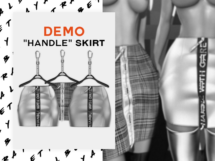 -BTRYL- "HANDLE" Skirt DEMO