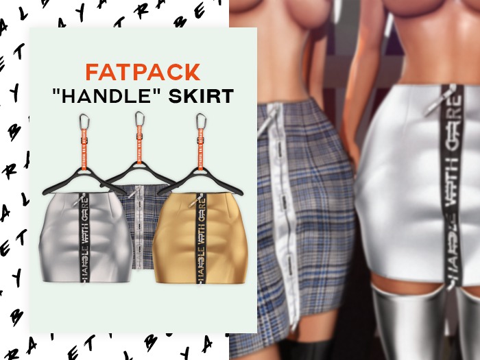 -BTRYL- "HANDLE" Skirt FATPACK EXCLUSIVES