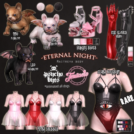 *Tentacio and .{PSYCHO:Byts}.* Eternal night. Elvira body RARE