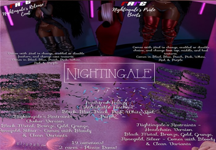 Eliavah ~ Nightingale's Restraints [CHOKER ROSEGOLDS]