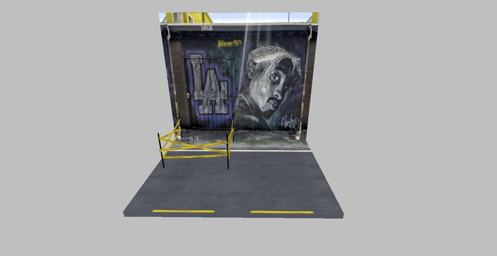 [BIG BOSS] - Street graffiti Tupac *