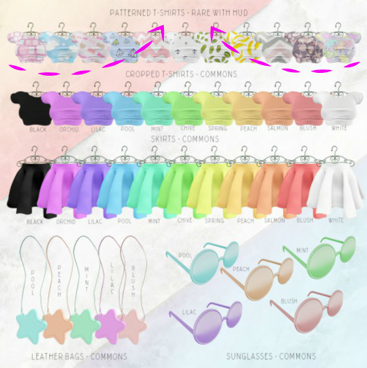 Look At Me. Amy Set: Patterned Cropped T-shirt - RARE