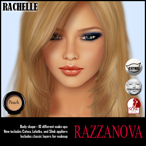 RazzaNova Skins - Rachelle (DEMO) Make ups + Shape + Enhancements