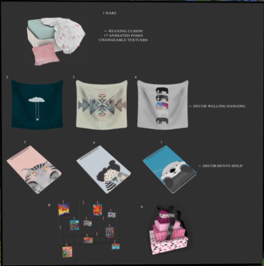 1. Candy Crunchers - Relaxing Cushion - RARE