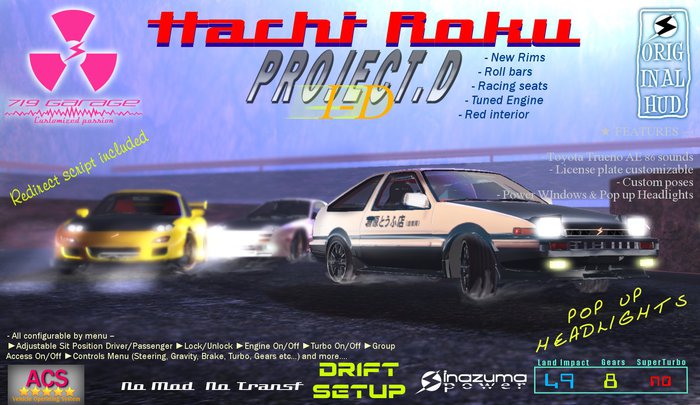 719 Garage - Hachi Roku Proj.D ID (Wear to unpack)