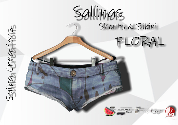 Sallinas Shorts & Bikini - Floral