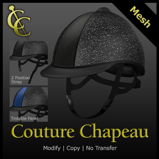 CC Equestrian Riding Helmet (Black Sequin)