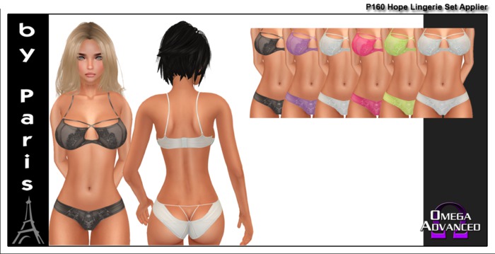 P160 Hope Lingerie Set Applier DEMO