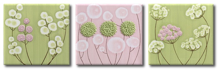 Wall Decor - Fresh Mint Trio