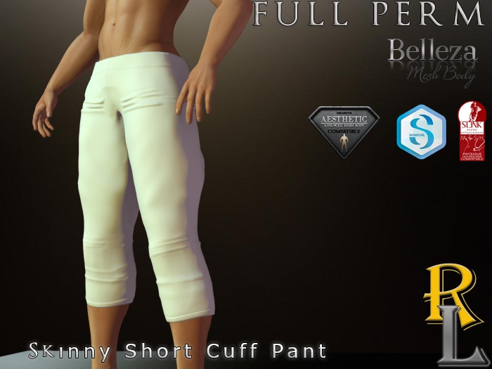 RL FP- Skinny Short Cuff Pant