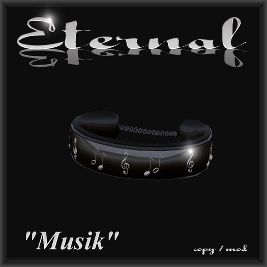 ♫ Bracelet  Musik ♫ black