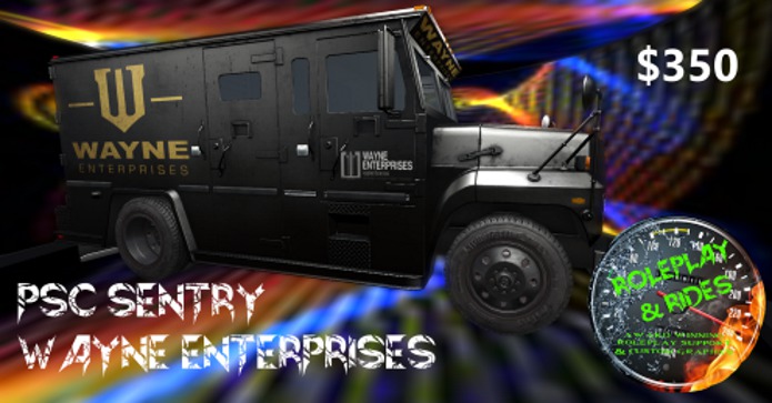 RP & RIDES  PSC Sentry wayne enterprises DELIVERY