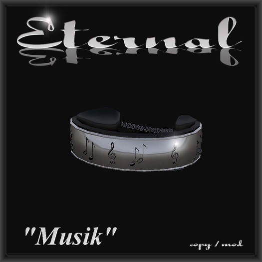 ♫ Bracelet  Musik ♫ silver