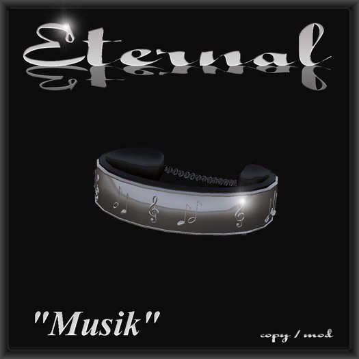 ♫ Bracelet  Musik ♫ white/silver