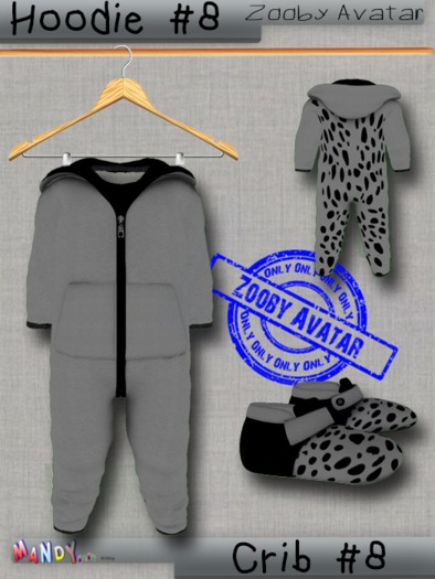 .:M.B:.  Hoodie + Crib #08 (Only Zooby child Avatar)