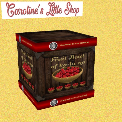 G&S Crate Fruit Bowl of KaLaNa, Storage & Vendor Crate