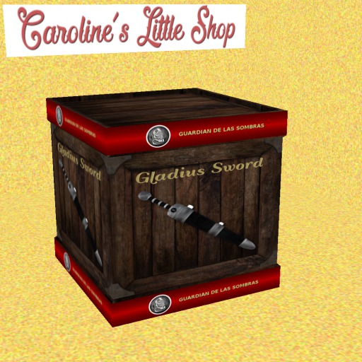 G&S Crate Gladius Sword, Storage & Vendor Crate