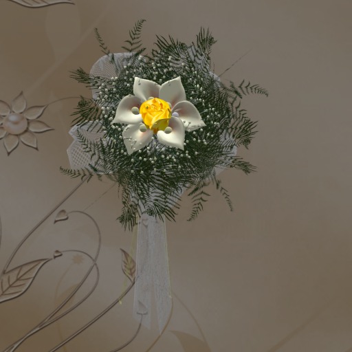 Box bridesmaid flowers yellow