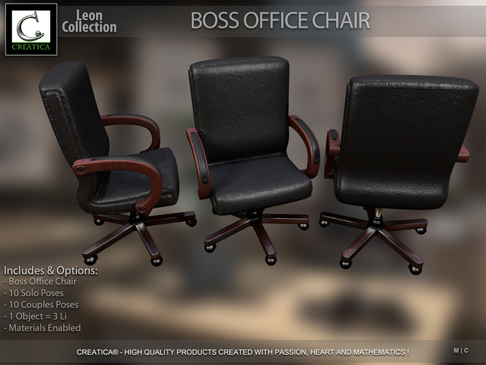 Boss Office Chair - Leon Collection by CREATiCA