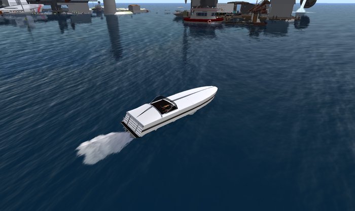 Speedboat/Boat White Ice P & S Design 
