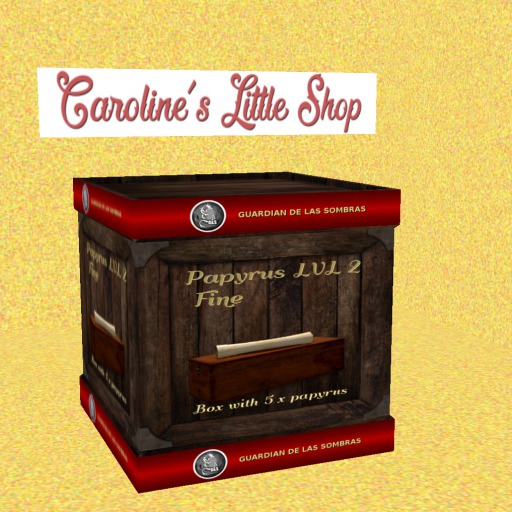 G&S Crate Papyrus LvL2, Storage & Vendor Crate