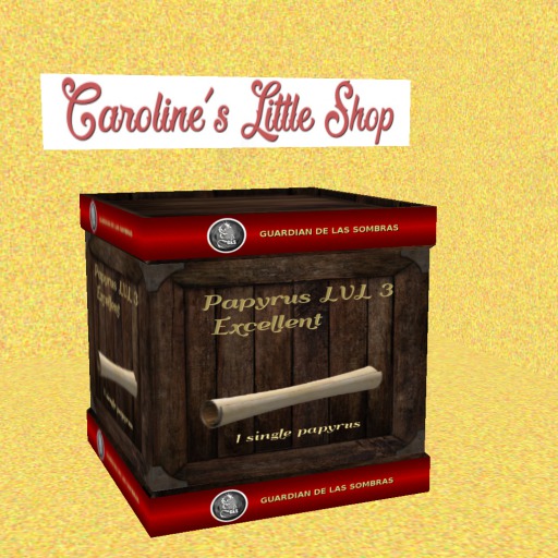 G&S CratePapyrus LvL3, Storage & Vendor Crate
