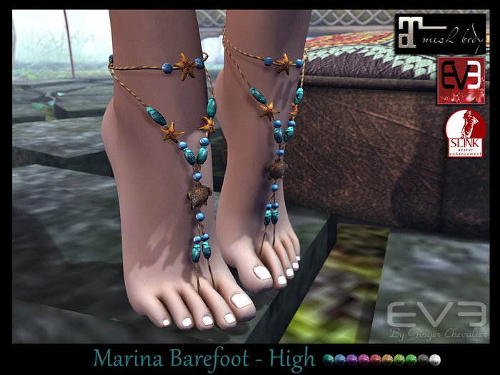 *.* Marina barefoot -High  - wear to unpack
