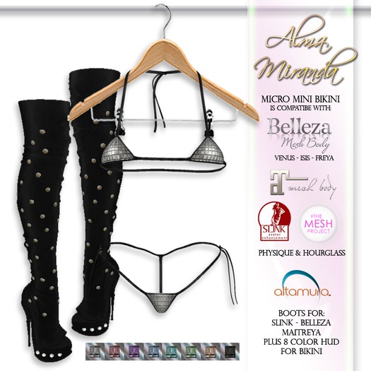 .: AlmaMiranda :. Micro Mini Mirrowball Bikini