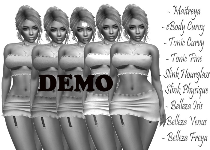 Demo Skirt and top 5 colors