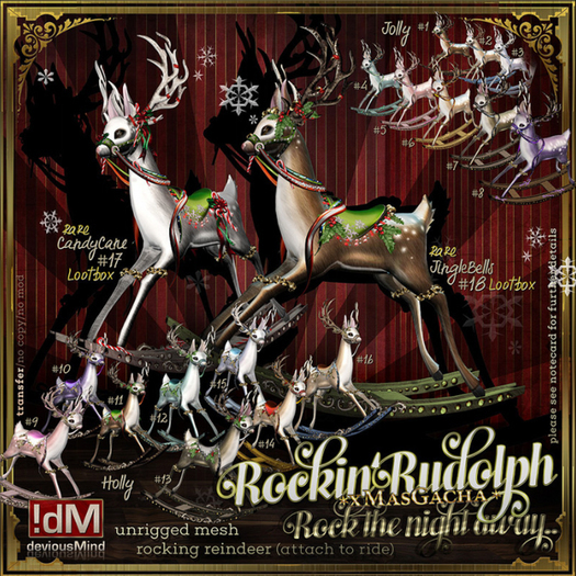 !dM RockinRudolph "Jolly" **CELESTIAL** (BOX #3)