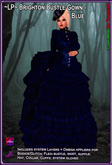 ~LP~ Brighton Bustle Gown Omega (Boxed) BLUE