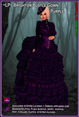 ~LP~ Brighton Bustle Gown Omega (Boxed) PURPLE