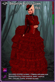 ~LP~ Brighton Bustle Gown Omega (Boxed) RED