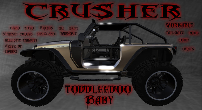 ::SSD:: Crusher TD Baby mod/copy no trans (Boxed)
