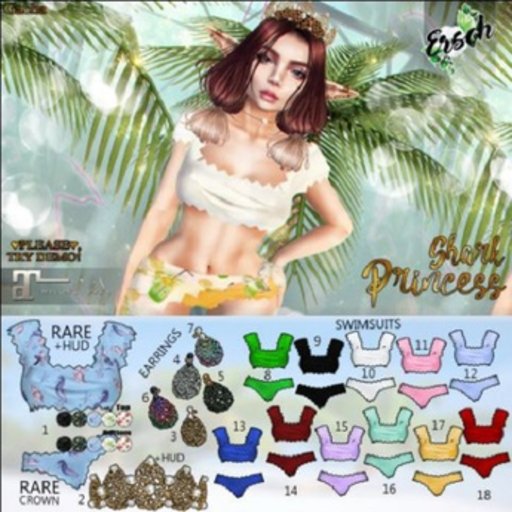 ERSCH - Shark Princess Gacha MAITREYA RARE 02 Crown