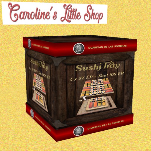 G&S Crate Sushi Tray, Storage & Vendor Crate