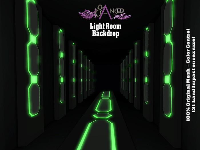 #Cranked# Backdrop Light Room (Boxed HUD. Wear me)
