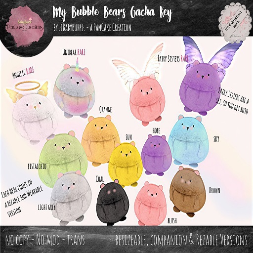 {BB} My Bubble Bears - Angelic Bears [BOXED] RARE