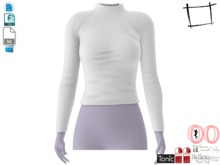 Dae Obj FBX High Neck Backless Top Maitreya, Ocacin Standard, Slink, Belleza, Ocacin Voluptuous, Tonic