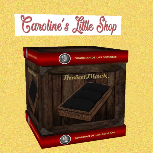 G&S Crate Threat Black, Storage & Vendor Crate