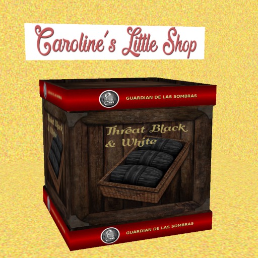 G&S Crate Threat Black White, Storage & Vendor Crate