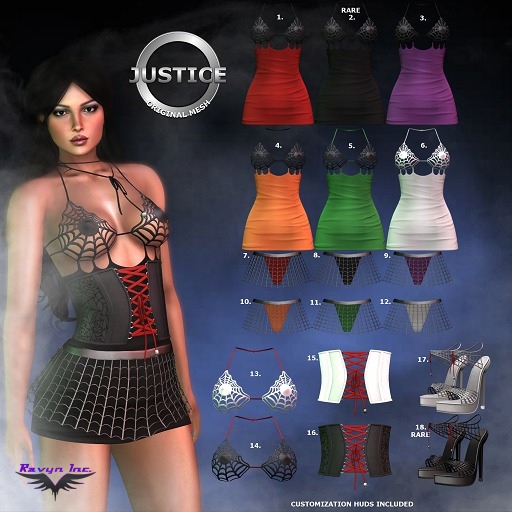 6. [JUSTICE] BLACK WIDOW - DRESS - MAITREYA - WHITE