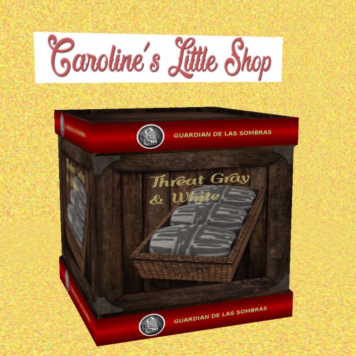 G&S Crate Threat Gray White, Storage & Vendor Crate