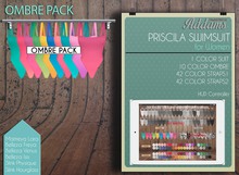Addams "Priscila" Mesh Swimsuit #OMBRE PACK
