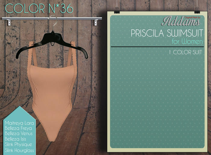 Addams "Priscila" Mesh Swimsuit #36