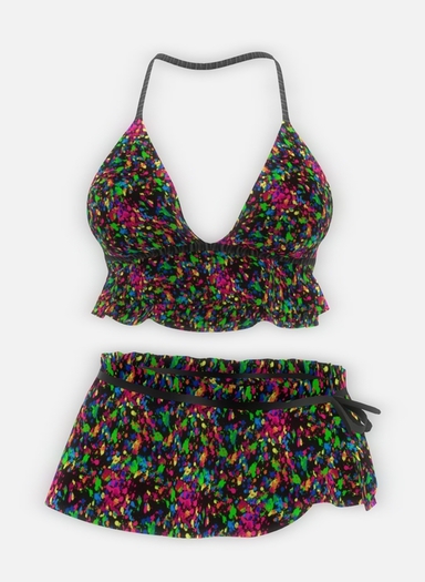 TOP AND SKIRT - SPLATTER 1 - MAITREYA B