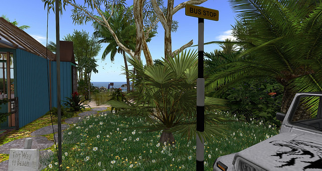 Bus Stop Sign (Sint Maarten Style)